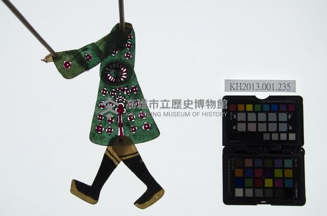 皮影戲簽桿偶身藏品圖，第1張