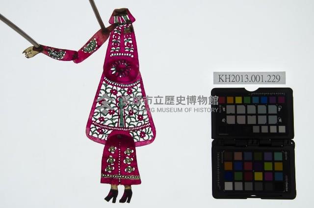 皮影戲簽桿偶身藏品圖，第1張