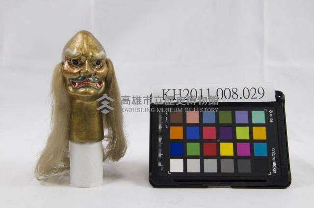 布袋戲偶-仙人頭木偶頭藏品圖，第1張