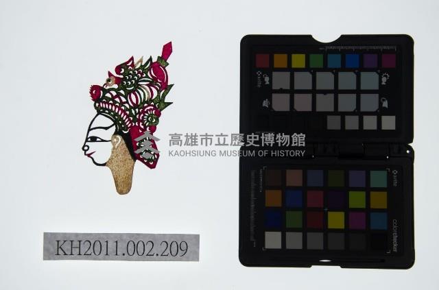 皮影戲偶頭-生藏品圖，第1張