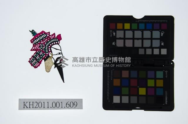 皮影戲偶頭-末藏品圖，第1張