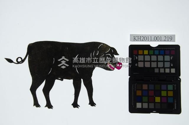 皮影戲動物偶-豬精藏品圖，第1張