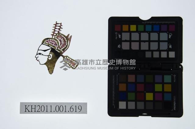 皮影戲偶頭-生藏品圖，第1張