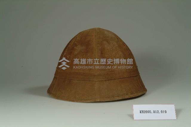 塑膠胎底橄欖綠棉地士兵用帽藏品圖，第1張