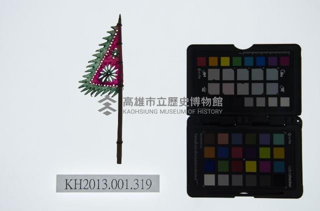 皮影戲道具-帥旗藏品圖，第1張