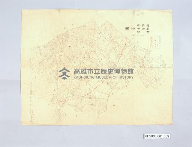 籬子內、戲獅甲、前鎮地圖藏品圖，第1張