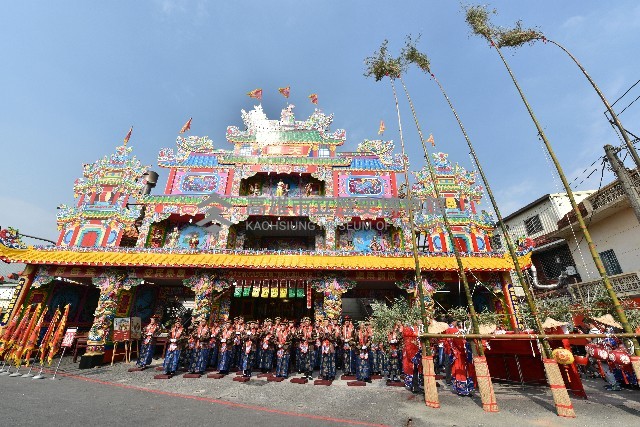 鳳林宮五朝祈安清醮豎立燈篙祈福藏品圖，第1張