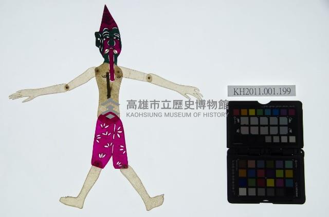 皮影戲全身偶-長舌人精怪藏品圖，第1張