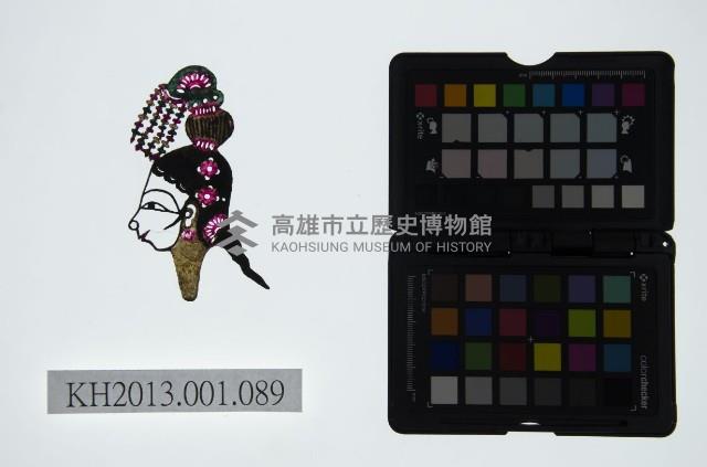 皮影戲偶頭-旦藏品圖，第1張