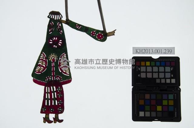 皮影戲簽桿偶身藏品圖，第1張