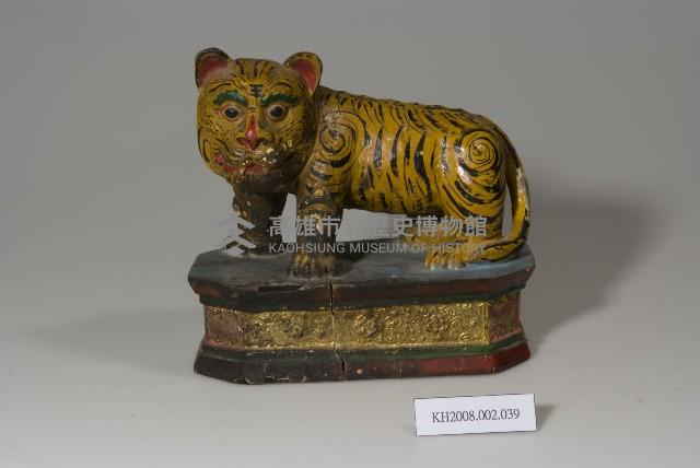 虎爺木雕神像-2藏品圖，第1張