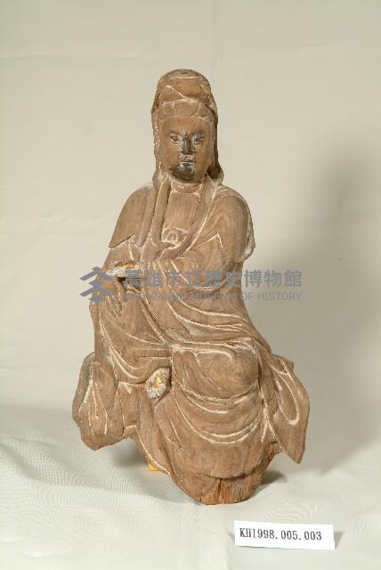 觀世音菩薩木雕神像藏品圖，第1張