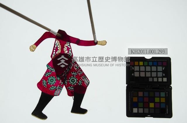 皮影戲簽桿立身偶-武林人士（偶身）藏品圖，第1張