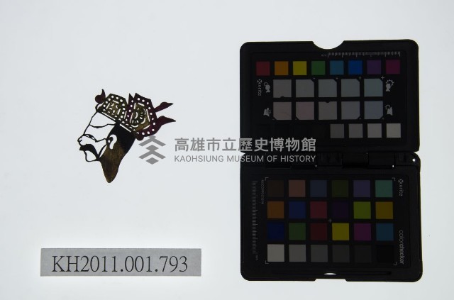 皮影戲偶頭-末藏品圖，第1張