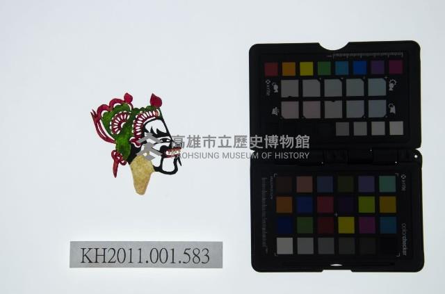 皮影戲偶頭-丑藏品圖，第1張