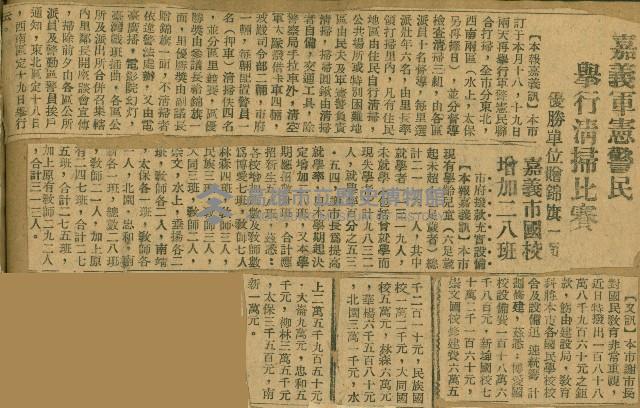 謝掙強任嘉義市長期間市政相關剪報集藏品圖，第283張