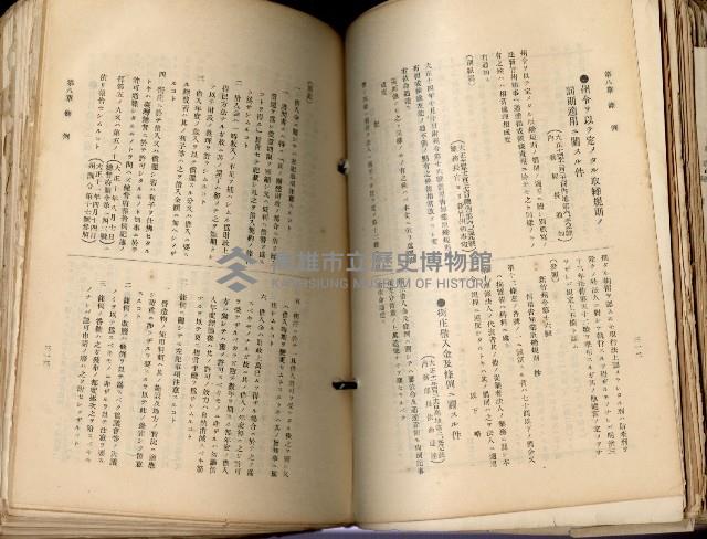 《高雄州市街庄例規輯覽》藏品圖，第196張