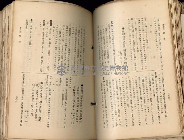 《高雄州市街庄例規輯覽》藏品圖，第166張