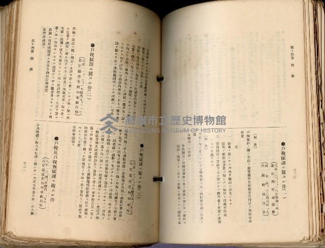 《高雄州市街庄例規輯覽》藏品圖，第406張