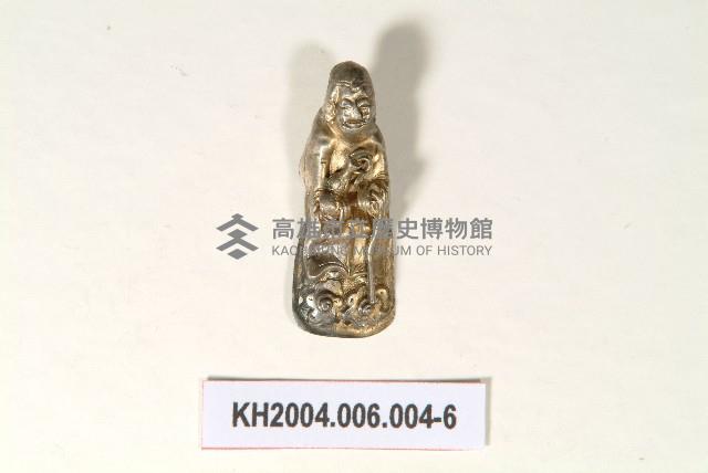 銀鎏金八仙慶壽帽花組藏品圖，第7張