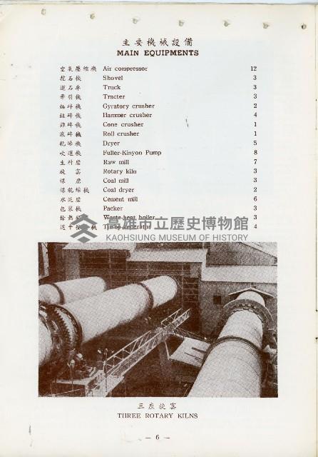 《台灣水泥股份有限公司高雄廠》藏品圖，第8張