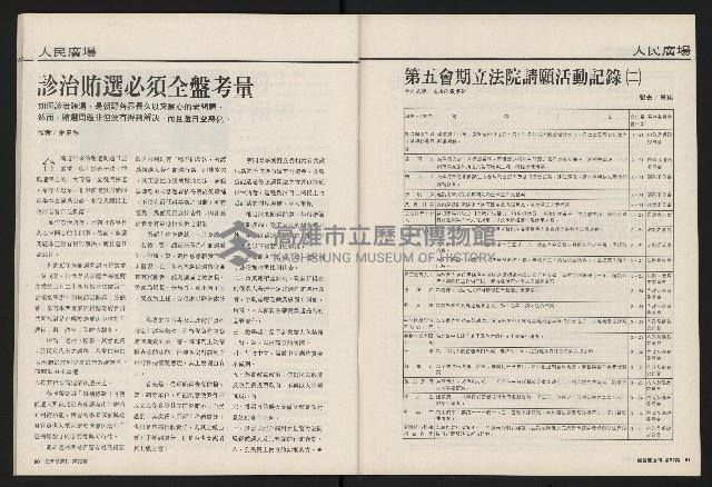 《國會雙週刊NO.52》藏品圖，第36張