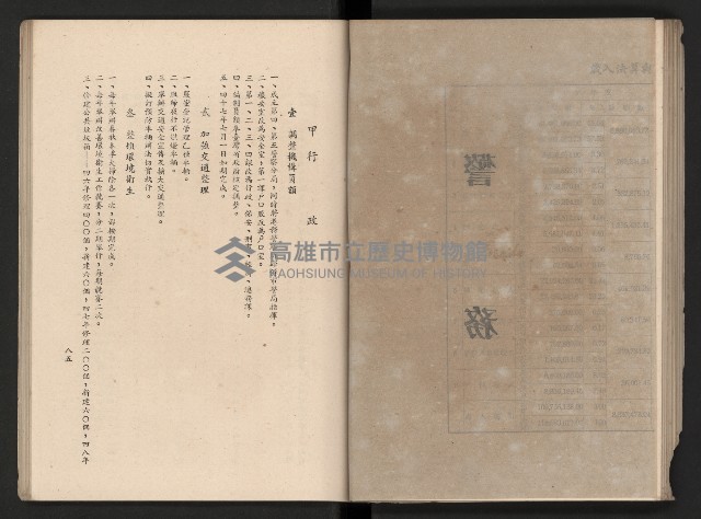 《高雄市政三年》藏品圖，第93張