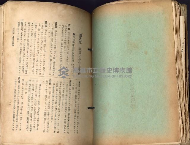 《高雄州市街庄例規輯覽》藏品圖，第142張