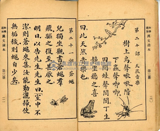 《初學必需 漢文讀本 第三冊》藏品圖，第14張