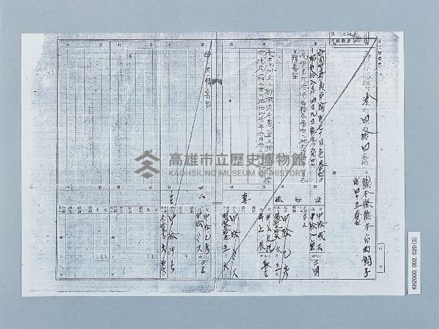 日籍市長設籍高雄市之戶籍謄本藏品圖，第3張