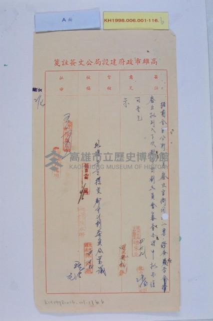 廢止前金區官衙用地藏品圖，第2張