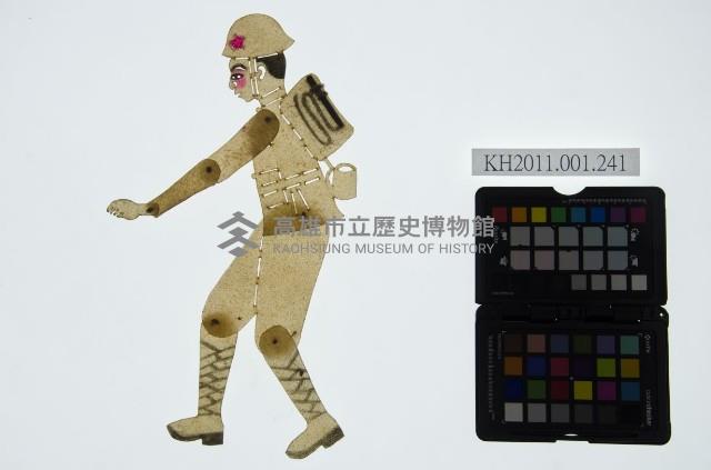 皮影戲全身偶-日本兵與槍砲藏品圖，第3張