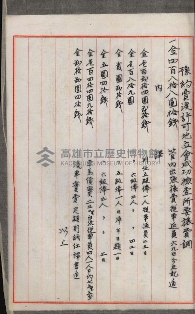 官有地整理費豫算關係書類
（地理系）藏品圖，第181張