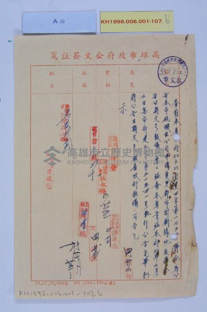 硫酸錏公司變更都市計畫綠地藏品圖，第3張