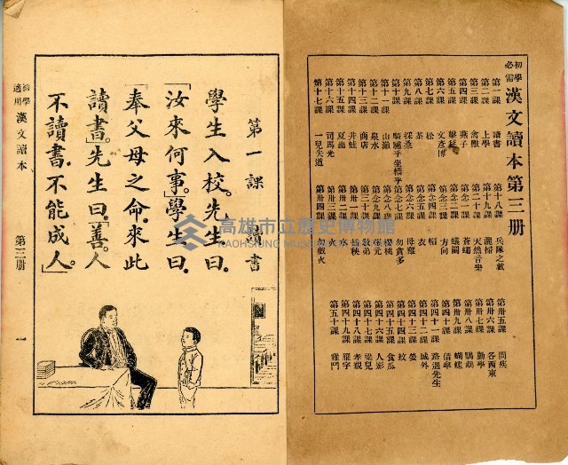 《初學必需 漢文讀本 第三冊》藏品圖，第4張