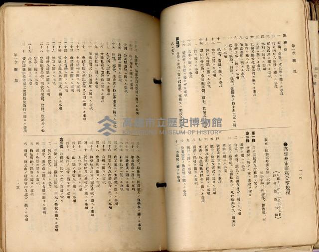 《高雄州市街庄例規輯覽》藏品圖，第90張