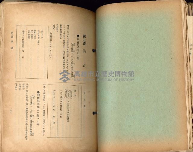 《高雄州市街庄例規輯覽》藏品圖，第100張