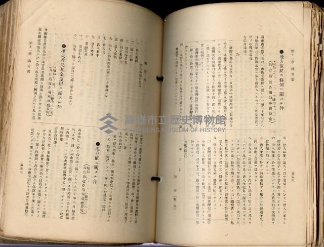 《高雄州市街庄例規輯覽》藏品圖，第321張