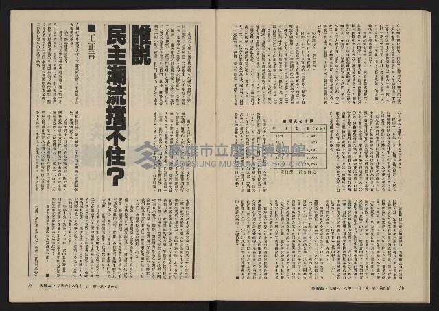 《美麗島NO.4》藏品圖，第21張