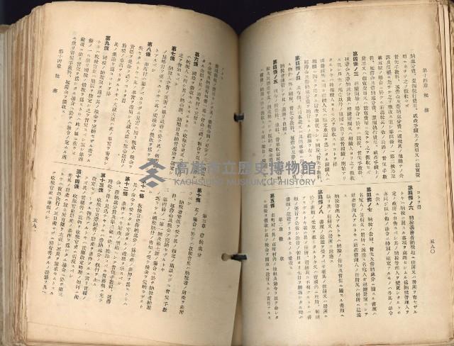 《高雄州市街庄例規輯覽》藏品圖，第341張