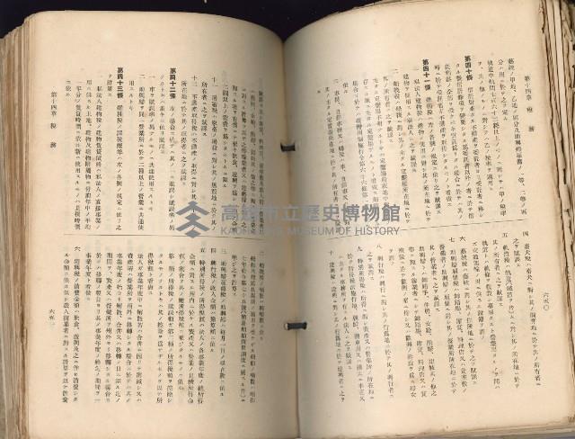 《高雄州市街庄例規輯覽》藏品圖，第371張