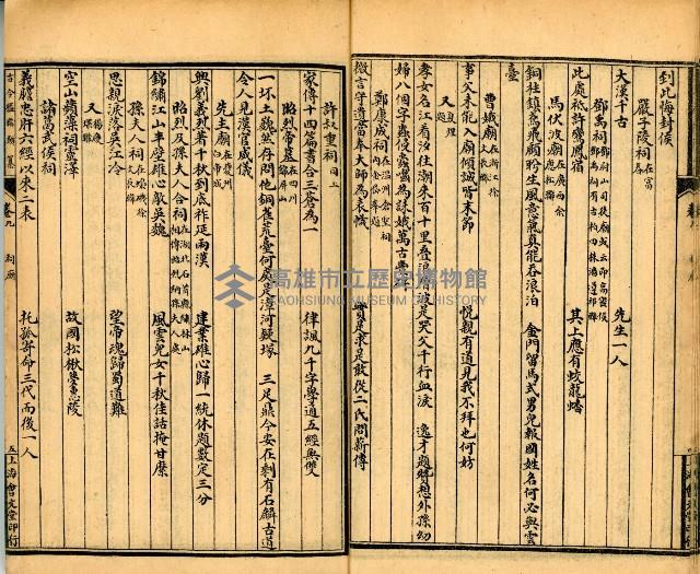 《古今楹聯類纂 第九卷》藏品圖，第13張