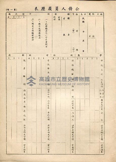 公務員任用文件藏品圖，第4張