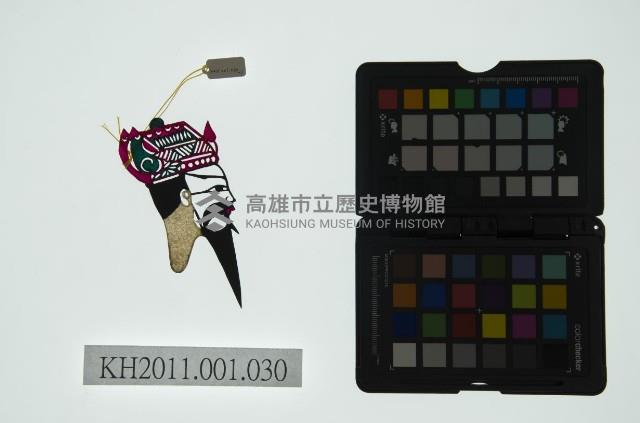 皮影戲偶全身男騎-老武生騎四不像藏品圖，第2張