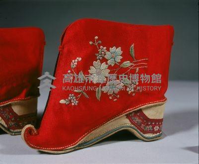 翹頭繡花弓鞋藏品圖，第2張