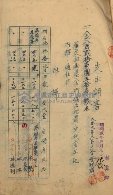 登記料整理簿（地理系）藏品圖，第37張