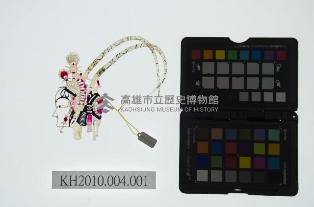 陝西皮影戲偶：武旦（女將）藏品圖，第2張