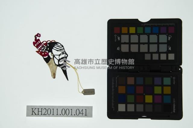 皮影戲偶全身男騎-道長騎麒麟藏品圖，第2張