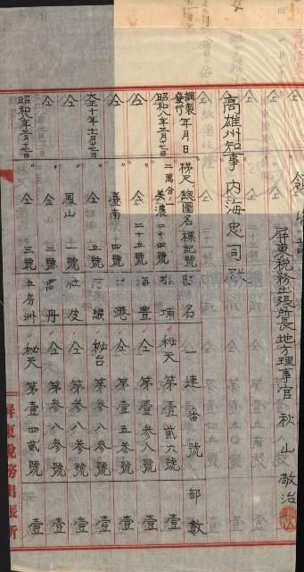 祕密地圖ニ關スル書類（高雄州）藏品圖，第478張