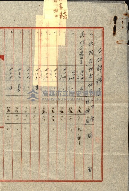 陸軍用地關係綴（評價關係）藏品圖，第117張